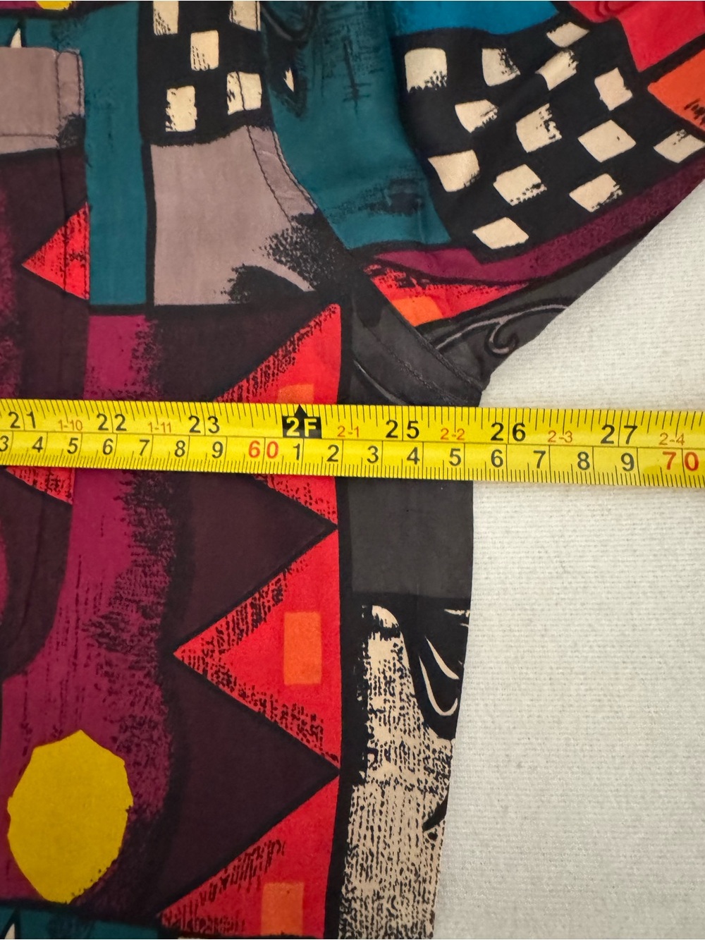 Men's Multi-Color Patterned Button-Up Shirt - Picture 4 of 7